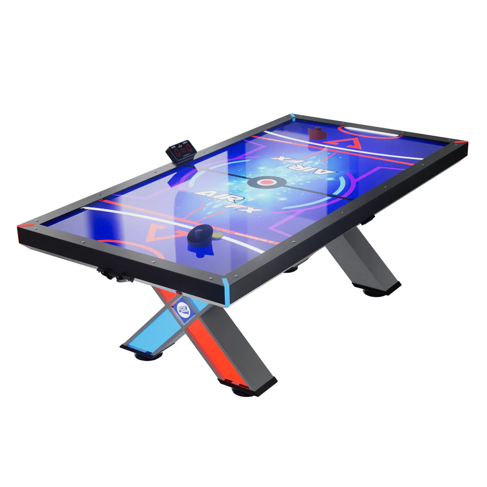 ICE Home Air FX Pro – 8-foot professional-style air hockey table for home entertainment rooms