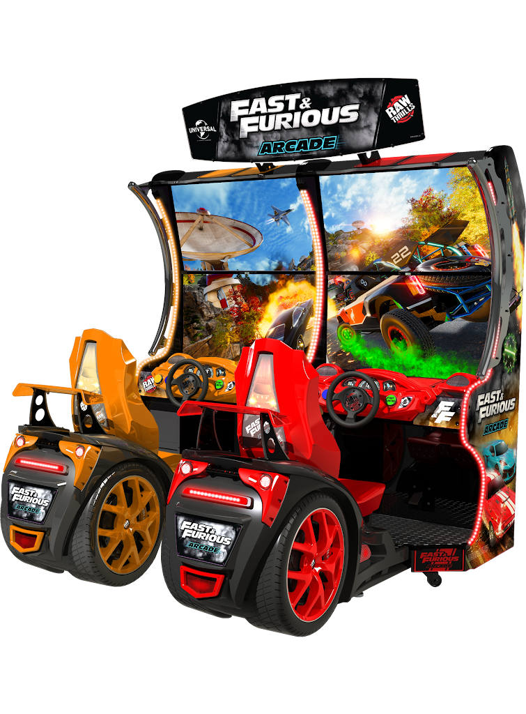 Raw Thrills Fast & Furious Arcade Standard Edition Cabinet