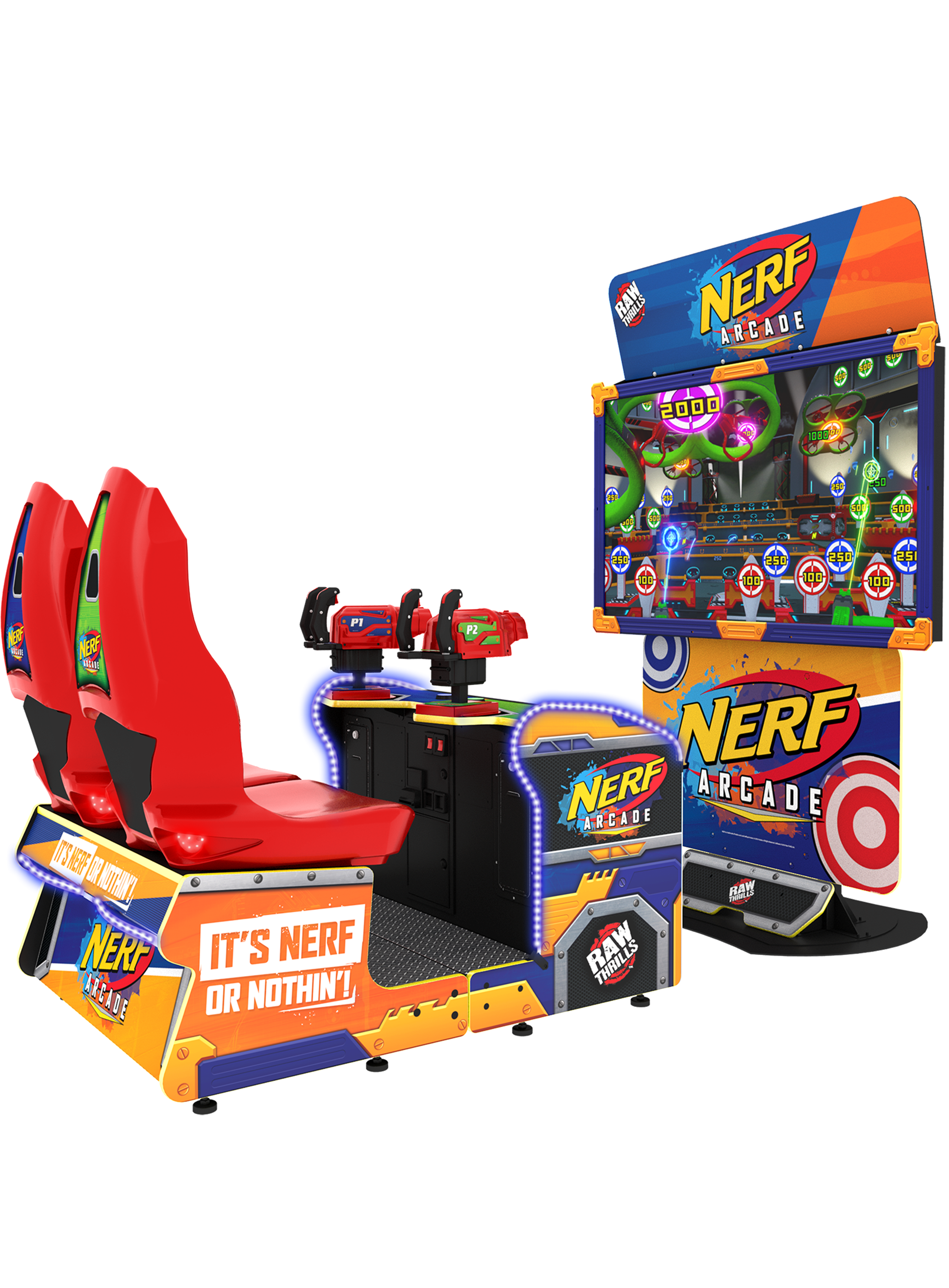 Raw Thrills NERF Arcade Shooting Game Machine