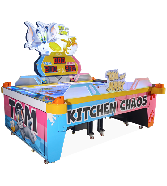 Bandai Namco Tom and Jerry Kitchen Chaos Air Hockey Arcade Table