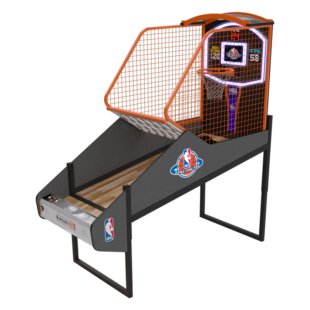 ICE NBA Game Time Pro 8-foot basketball arcade game – generic cabinet design for home or arcade