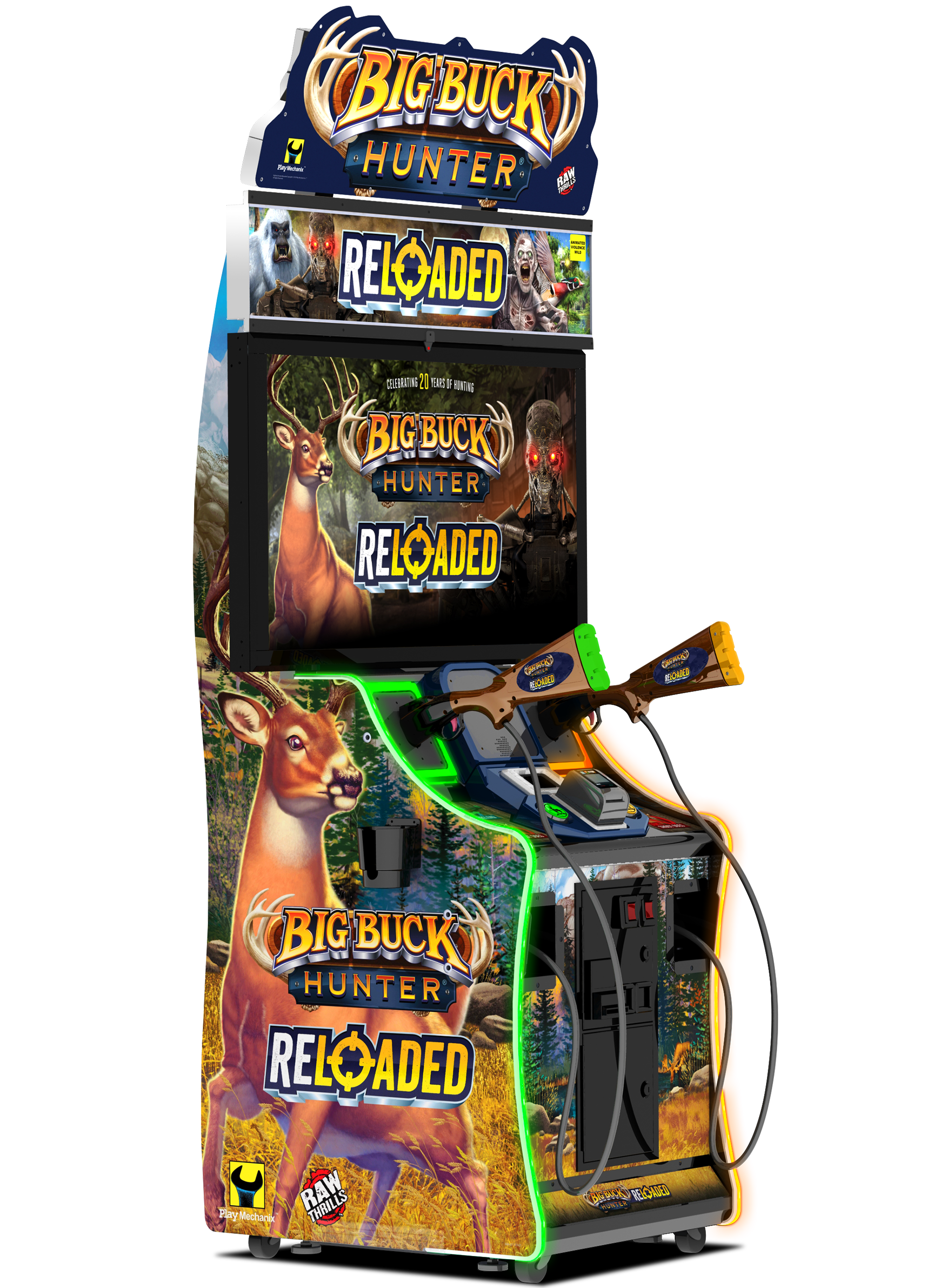 Raw Thrills Big Buck RELOADED 42" Offline