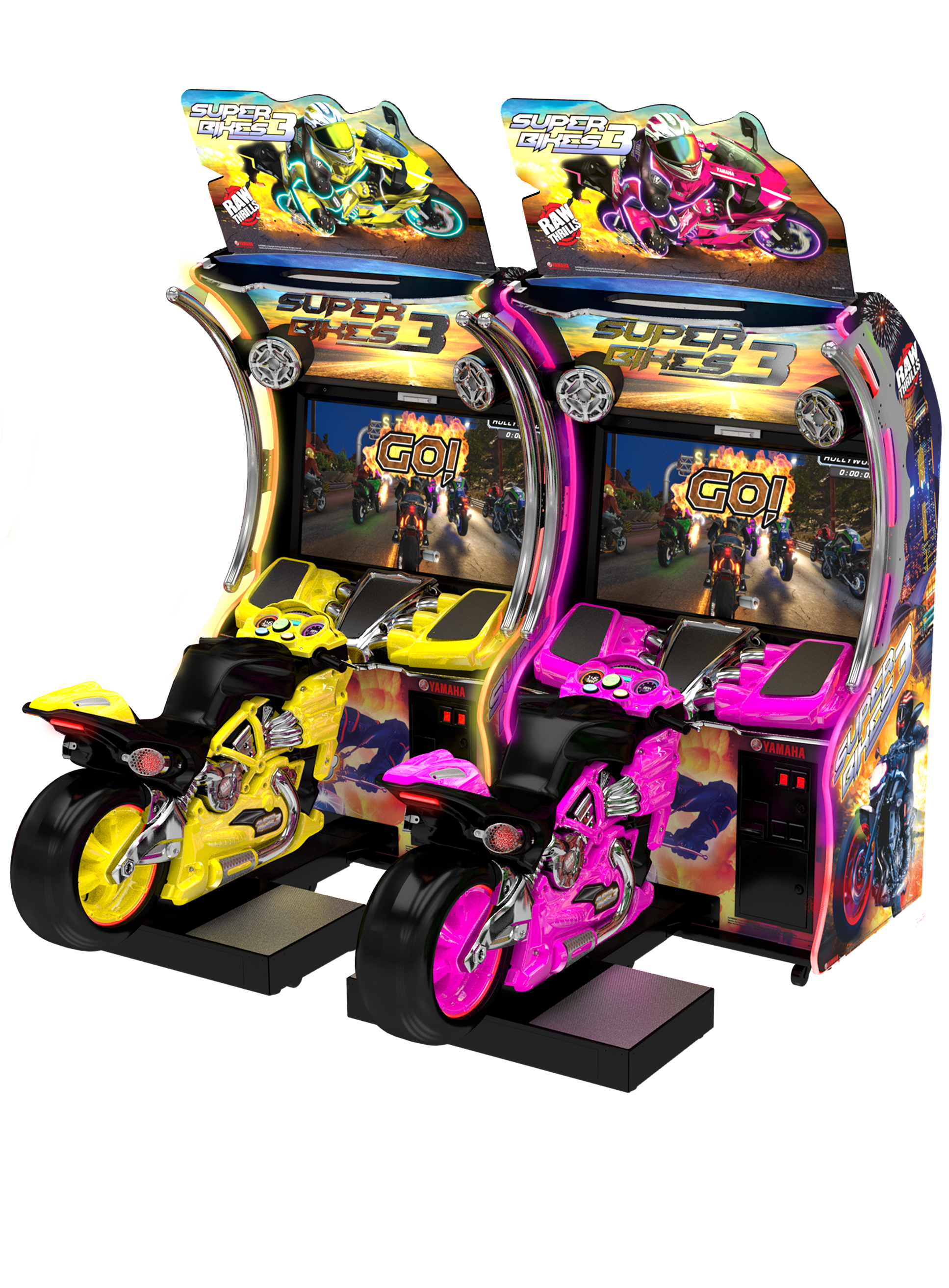 Raw Thrills Super Bike 3 Motorcycle Racing Arcade Machine
